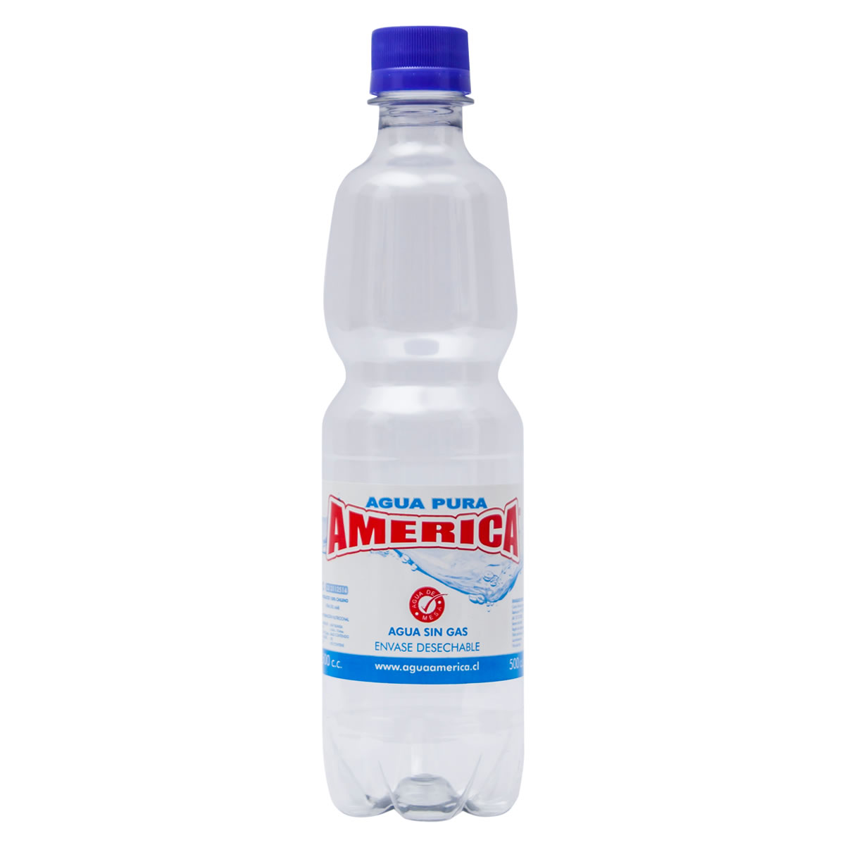 Botella 500 mL Desechable – Agua América